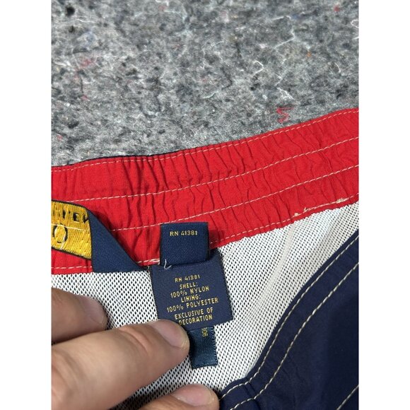 Polo Ralph Lauren Swim Trunks Mens 2XLNavy Board Shorts Drawstring Cargo Pocket - Picture 4 of 8